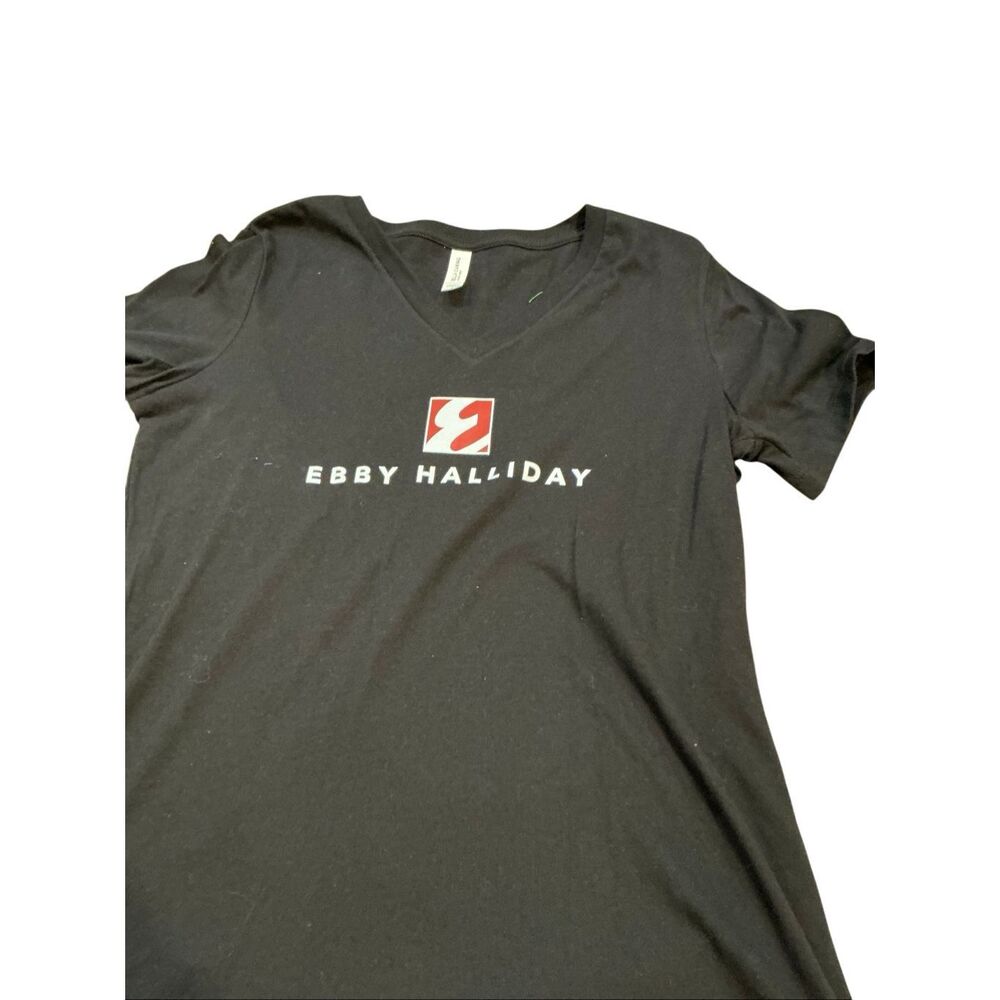 Bella Canvas Women's Small Black Ebby Halliday Short Sleeve T-Shirt